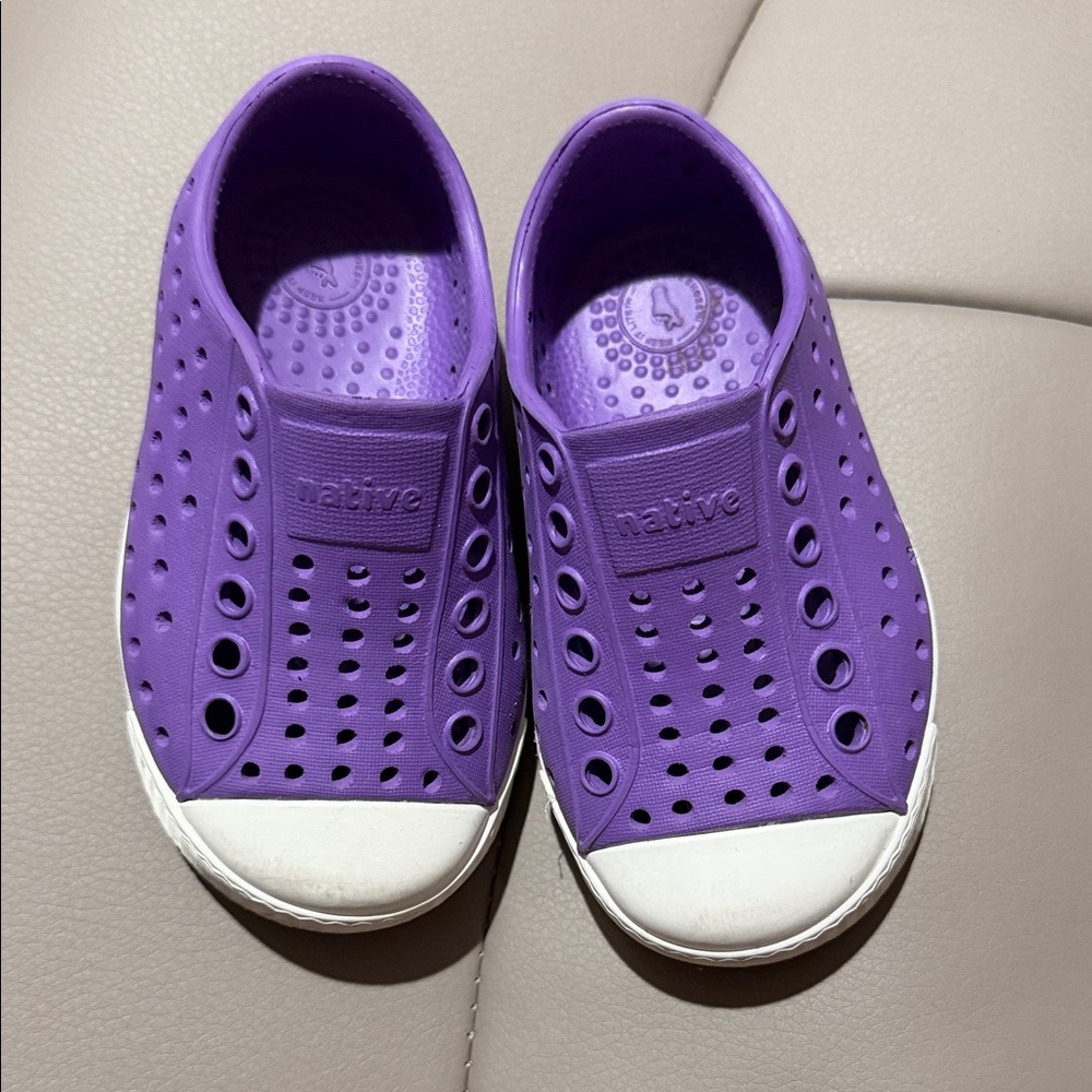 Native Kids Purple Shoes